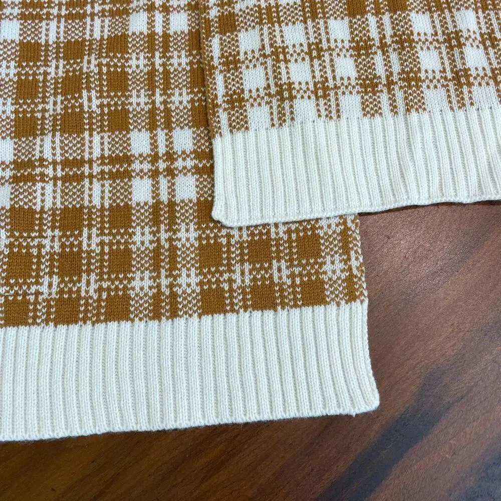 Timberland Tan Buffalo Plaid Scarf